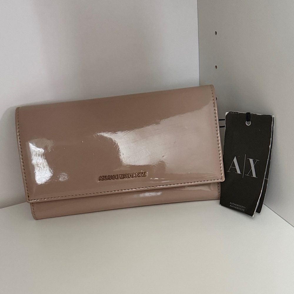 Armani Exchange Women's Beige Wallet